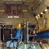 報道陣に対しての機内公開は行われなかった。機内の様子は遠目に眺めるのみ。