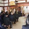 報道公開当日は近くの神社で駅部工区着工の安全祈願祭が執り行われた。
