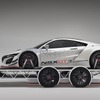 カスタムトレーラーに積載された新型NSX GT3