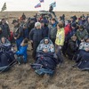 帰還したキャスリーン・ルビンズ、アナトーリ・イヴァニシン、大西卓哉宇宙飛行士