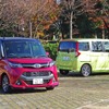 トヨタ タンク（左）とルーミー（右）