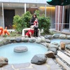 「ホテル凛香箱根強羅リゾート」中庭のドッグスパ