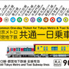 東京メトロ・都営地下鉄共通一日乗車券（磁気券版）