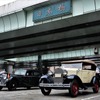 名橋日本橋にクラシックカーを展示…ジャパン・クラシック・オートモービル開催