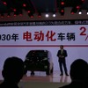 2030年をめどに四輪車販売数をグローバルで3分の2を電動車両に置き換えると発表