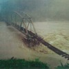 只見線の第5只見川橋りょう（193.3m）。2011年7月の豪雨で橋桁が約25m流失した。
