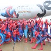 ジェットスター×映画『スパイダーマン：ホームカミング』発表会（成田空港、6月21日）　MARVEL and all related character names: (C) & TM 2017 MARVEL. Spider-Man: Homecoming, the Movie (C) 2017 Columbia Pictures Industries, Inc. All Rights Reserved. (C) 2017 Jetstar Airways Pty Ltd.
