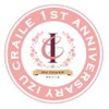『IZU CRAILE』の1周年を記念したロゴ。