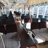 5000系の車内（クロスシート）。2018年春デビュー予定の座席指定列車はこの姿で運用される。