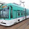 函館市電で運賃無料の『北方領土返還号』が8月25日に運行される。写真は『返還号』で使われる9603号と同型の9602号。