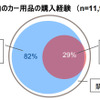 1年以内のカー用品購入経験