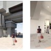 衣摺加美北駅のイメージ。2018年春に開業する。