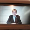 機内ではスバルの吉永社長によるビデオメッセージも流された