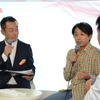 KYBは東京モーターショー2017に出展し、プレスデーに元F１ドライバーの片山右京氏とモータージャーナリストの河口まなぶ氏によるトークセッションを展開した。