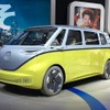 2022年からの生産が決まっている電気自動車の「I.Dシリーズ」、今回は「I.D BUZZ」を展示。