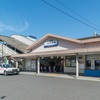 新河岸駅の旧駅舎。