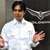 新型ゴールドウイング駆動系開発責任者、藤本靖司さん。