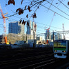 見えてきた！ 品川新駅の骨格、京浜東北線北行きのオーバークロス高架橋