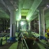 複々線化に伴い下北沢駅に新設される地下1階ホーム（2016年6月撮影）。ダイヤ改正に先立ち2018年3月3日から使用を開始する。