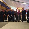 羽田空港での「SAMURAI FILM」