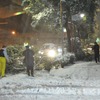 都心でも積雪20センチを超え、物損事故も増加した