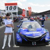 決勝2位の#100 NSX。