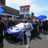 決勝2位の#100 NSX。