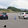 新型トルセンLSD「タイプD」装着車とノーマル（オープンデフ仕様）との比較試乗は旧型トヨタ オーリスで行った