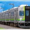 2018年度に3両編成1本が登場する緑歌舞伎色車。