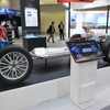 EVS31 三菱自動車ブース。新型アウトランダーPHEVのPHEVシステム