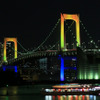レインボーブリッジのスペシャルライトアップ