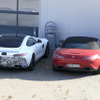 メルセデス AMG GT 53 スクープ写真（ホワイトの車両）