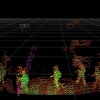 パイオニア製「3D-LiDARセンサー」で取得した点群データ
