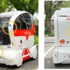 パイオニア製「3D-LiDARセンサー」が搭載された自動運転シャトルバス