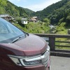 福岡・八女地方の山中をドライブ。