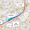 南伊予駅の設置位置。一帯は1954年まで南伊予村だった。