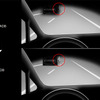 LCD-ADB：先行車や対向車の部分だけをシャープに光を消して、周辺歩行者を可視化