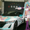 コスプレイヤーえなこ、シースルー初音ミク衣装でホンダ S660 とコラボ…東京オートサロン2019