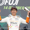 注目の若手選手、坪井翔（写真は2018年全日本F3）。