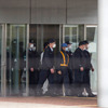 東京拘置所から保釈されたゴーン被告（3月6日）　(c) Getty Images