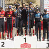 WRC第4戦の表彰式。