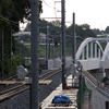 JR成田線大鷲架道橋とニュータウン中央線中央通り