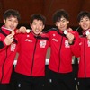 男子エペワールドカップ団体、日本優勝(2019年3月24日、ブエノスアイレス)