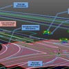 適切な誘導を実現するために道路上の様々なリンクを地図データ上に埋め込んでいるのが3D高精度マップだ