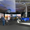 FUTURE EXPOブース2階には、トヨタ MIRAI Conceptやホンダ クラリティ FUEL CELLなどが展示されている。