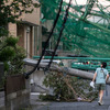 台風15号の被害（9月10日、千葉県市原市）