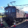 E71（国鉄時代のナンバープレート「ED10 2」と塗装。西武秩父線開通50周年記念車両基地まつり in 横瀬）