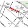 新橋、銀座、有楽町との回遊性が高い箇所に立地する『日比谷OKUROJI』の計画地。