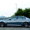 BMW 523d M Sportのサイドビュー。