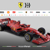 フェラーリの2020年型F1マシン「SF1000」。